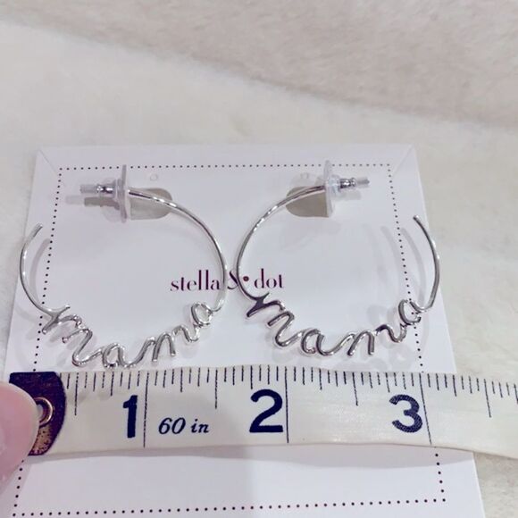 NEW Stella & Dot Mama Hoops - Picture 6 of 6